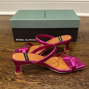 Women's Pink Strappy Sandals